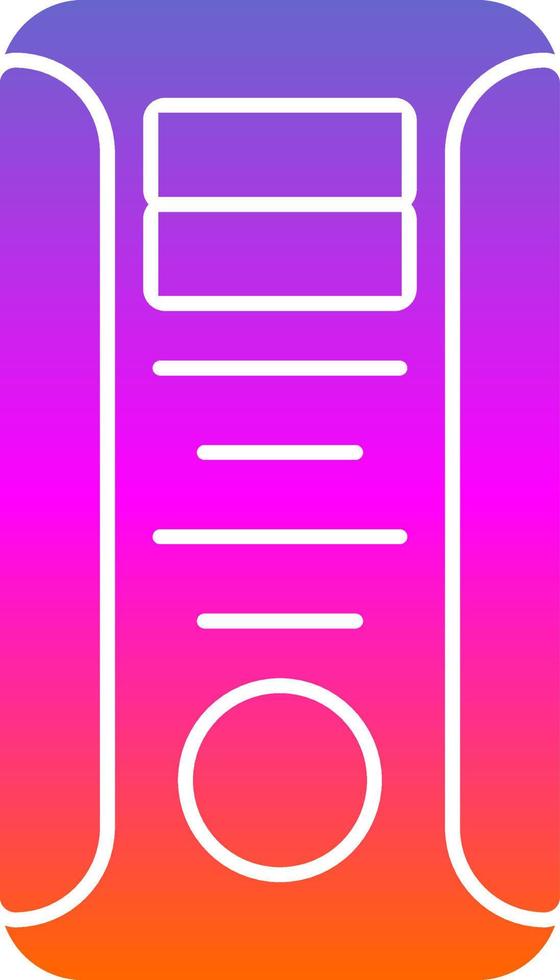 Computer Tower Vector Icon Design