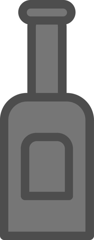 Wine Bottle Vector Icon Design