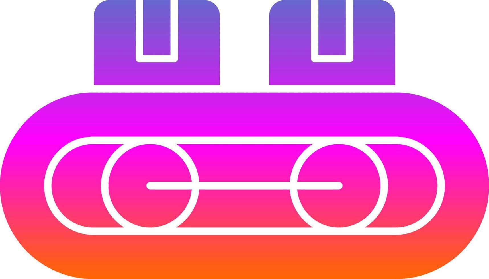 Conveyor Belt Vector Icon Design