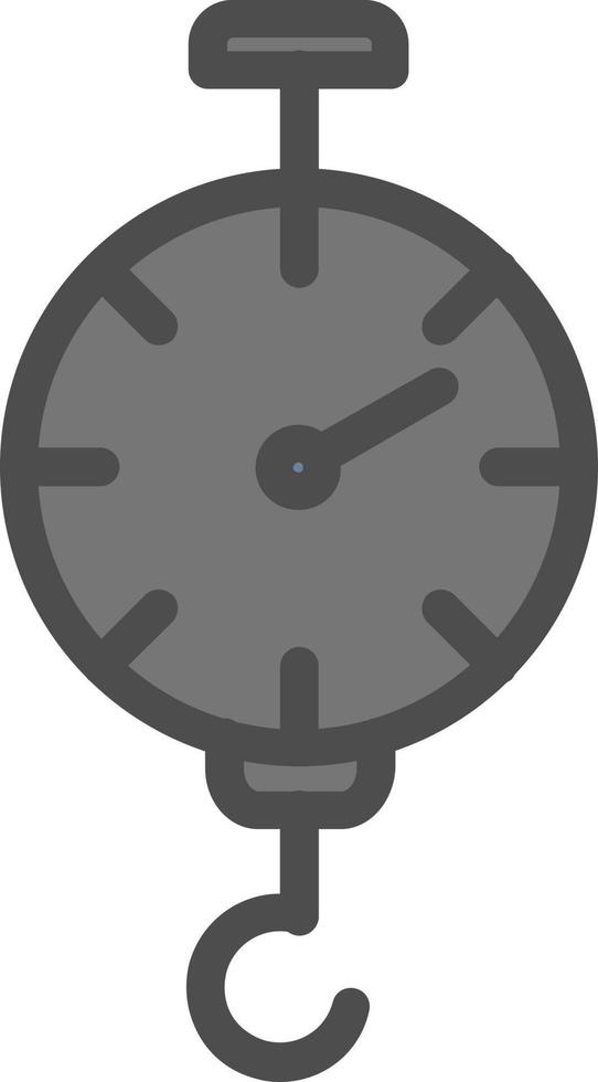 Weight Hanging Vector Icon Design