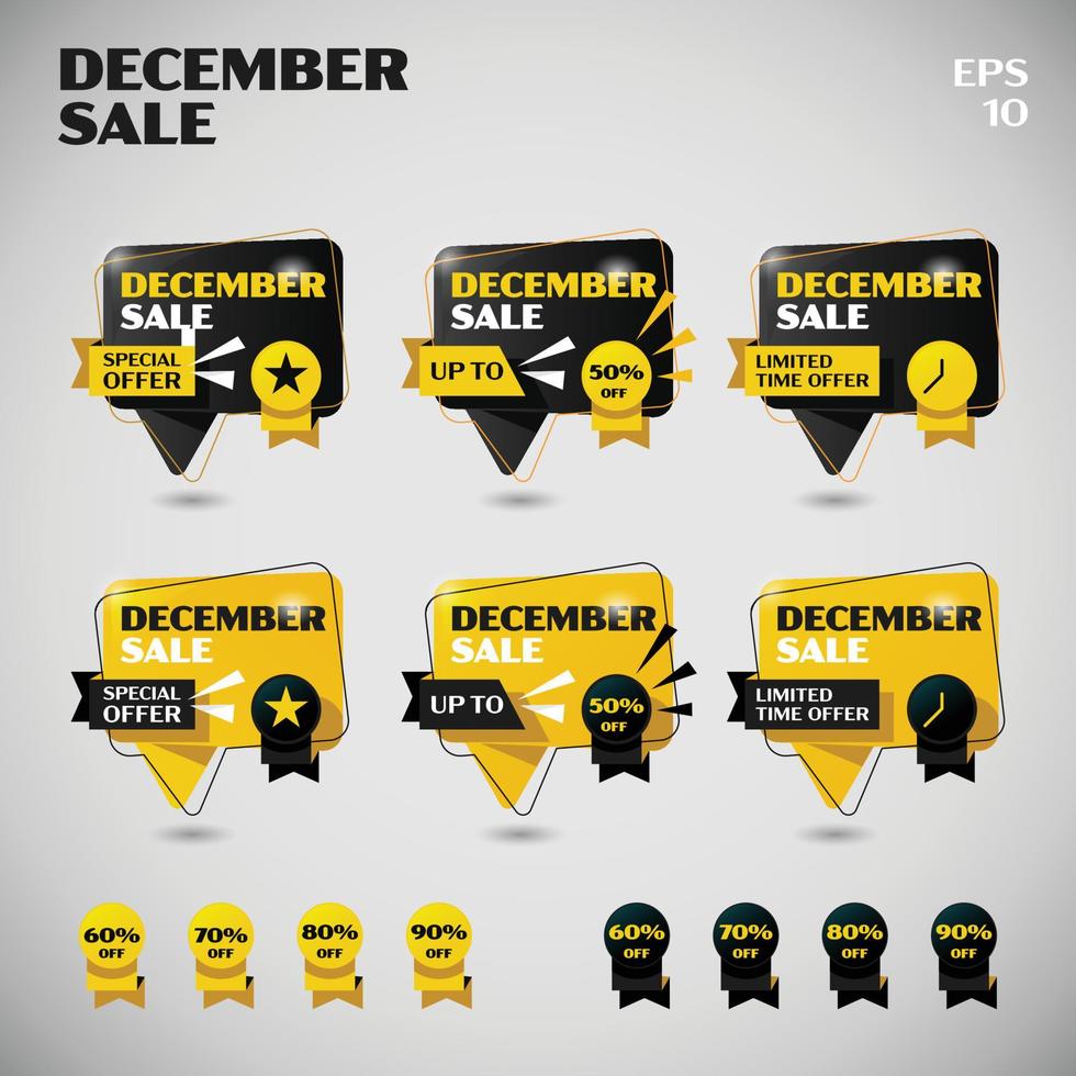 Basic Form of Chat December Sale vector