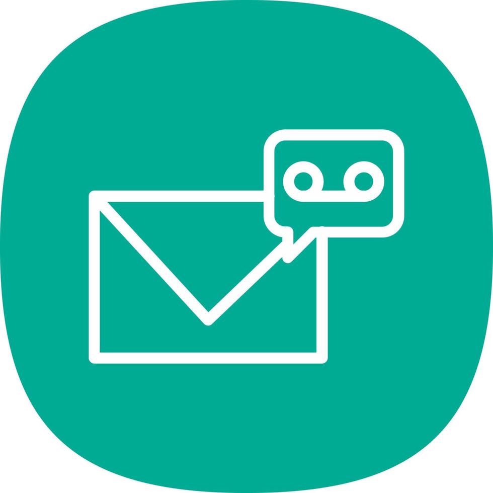 Voicemail Vector Icon Design
