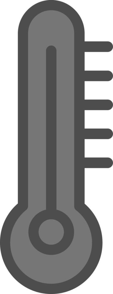 Thermometer Quarter Vector Icon Design