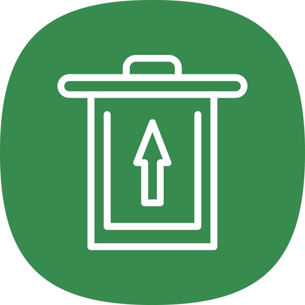 Trash Restore Vector Icon Design