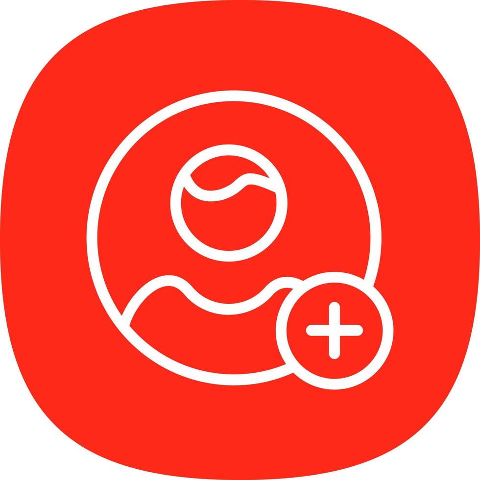 User Plus Vector Icon Design