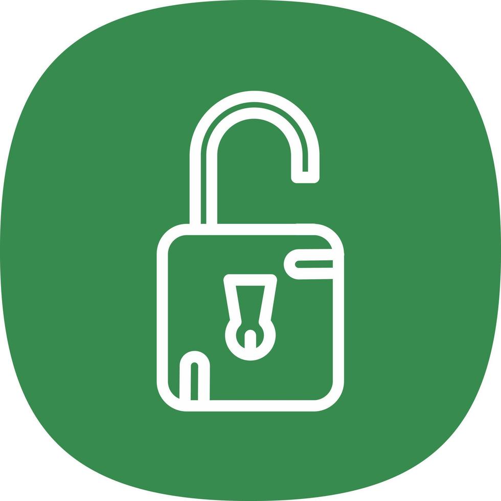 Unlock Alt Vector Icon Design