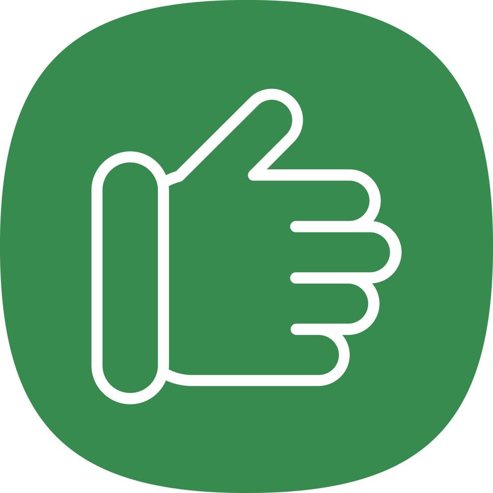 Thumbs Up Vector Icon Design