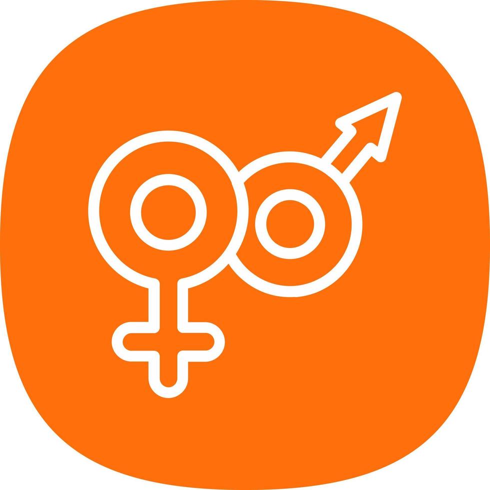 Venus Mars Vector Icon Design