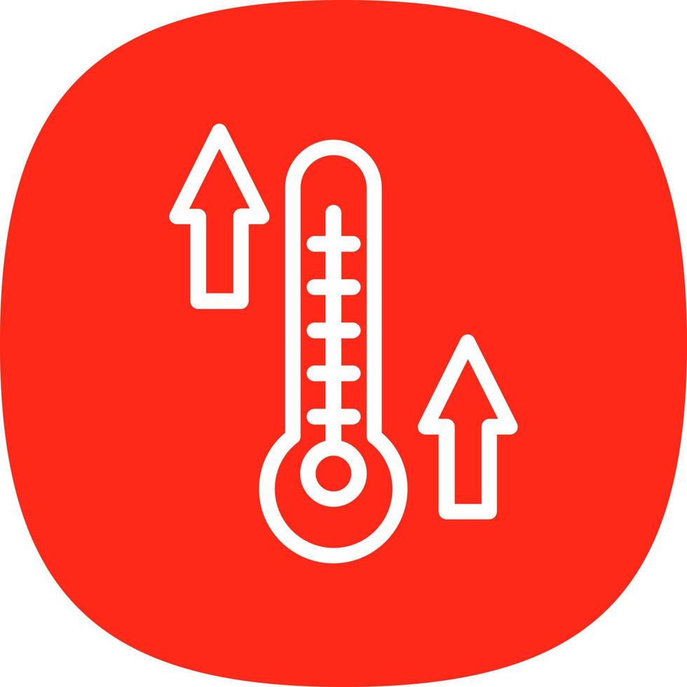 Temperature High Vector Icon Design