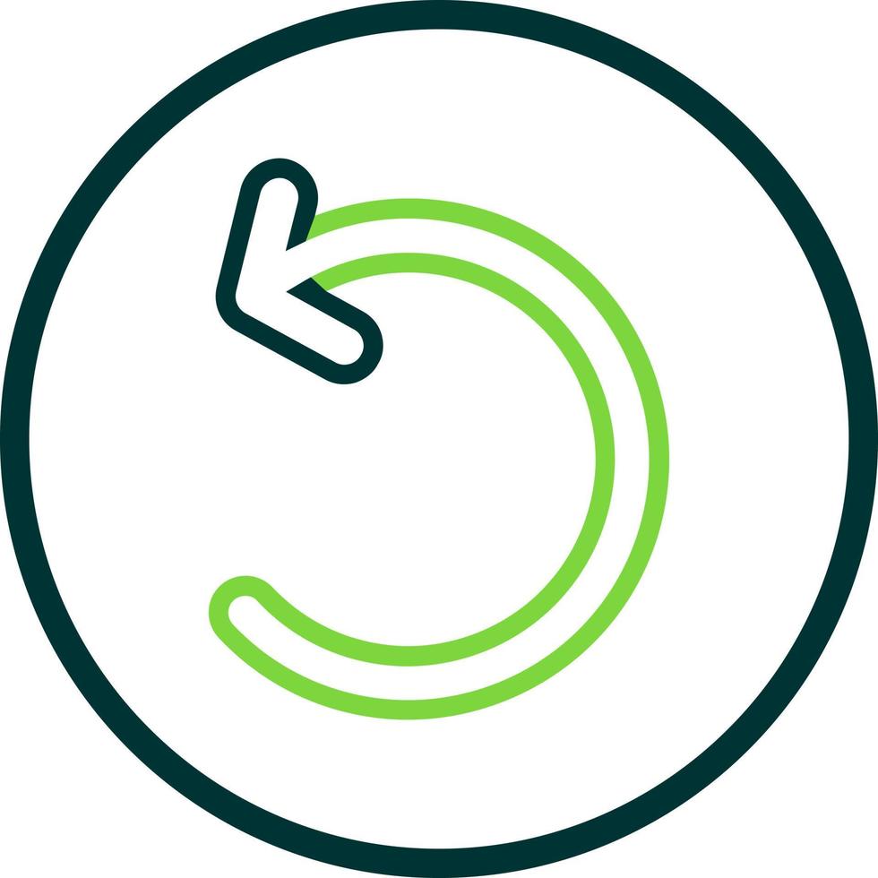 Undo Vector Icon Design