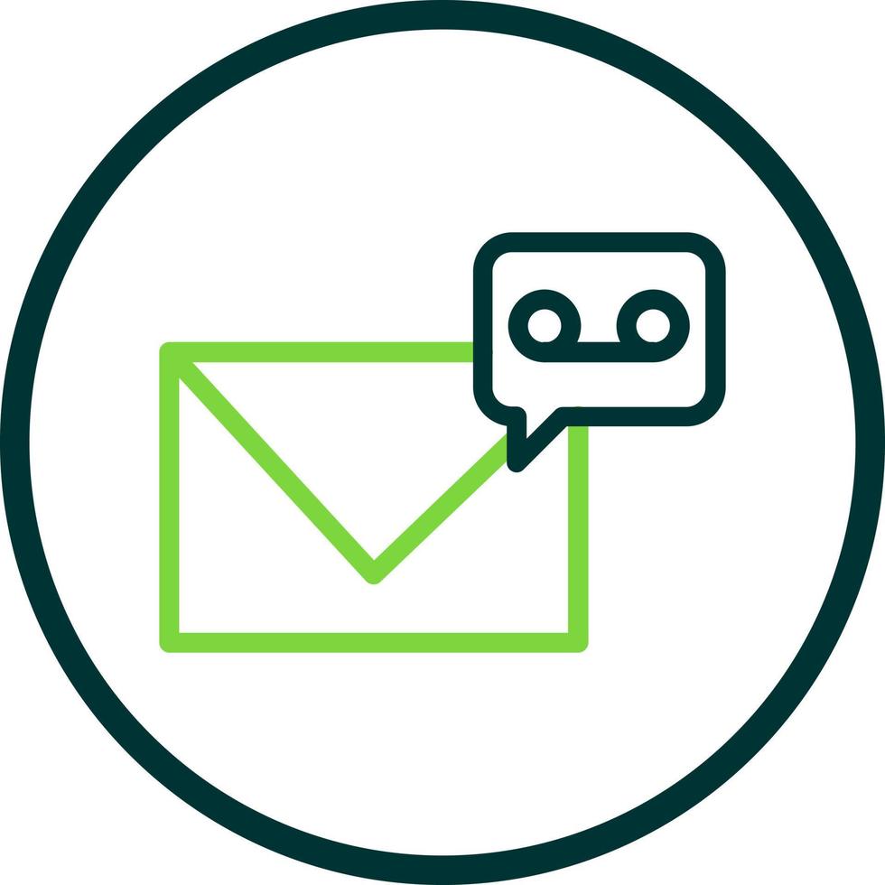 Voicemail Vector Icon Design