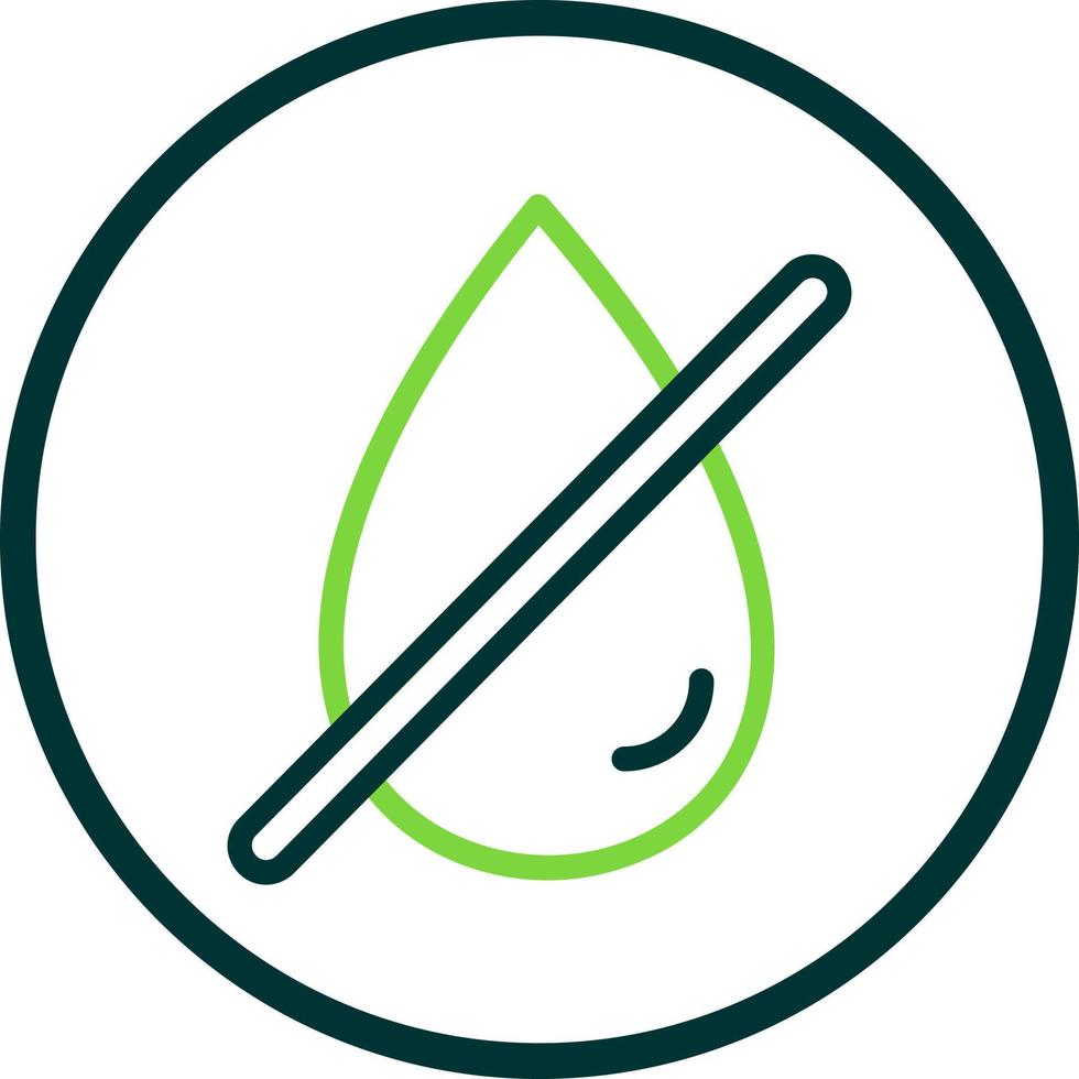 Tint Slash Vector Icon Design