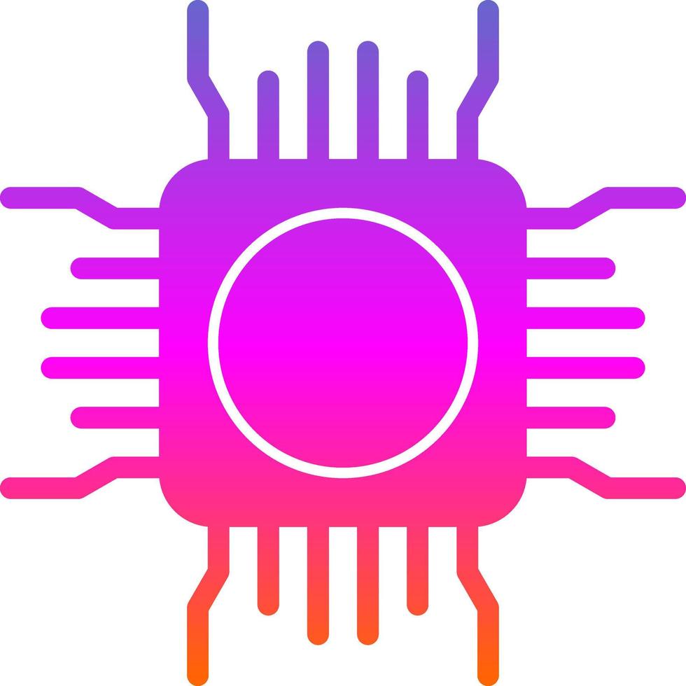 Cpu Vector Icon Design