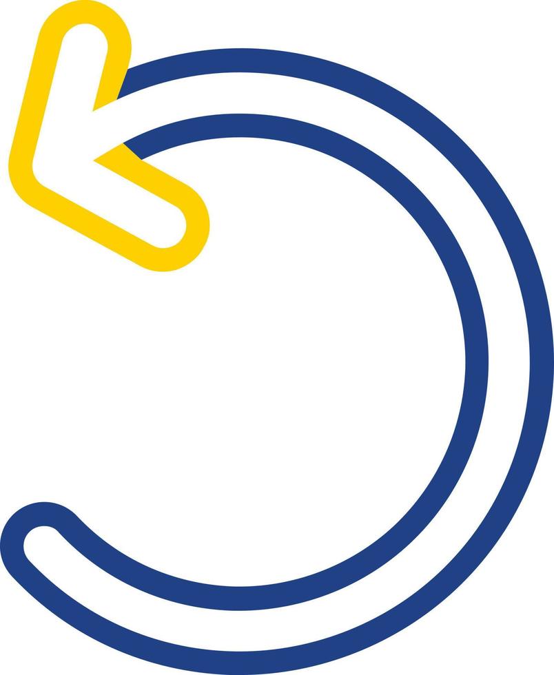 Undo Vector Icon Design