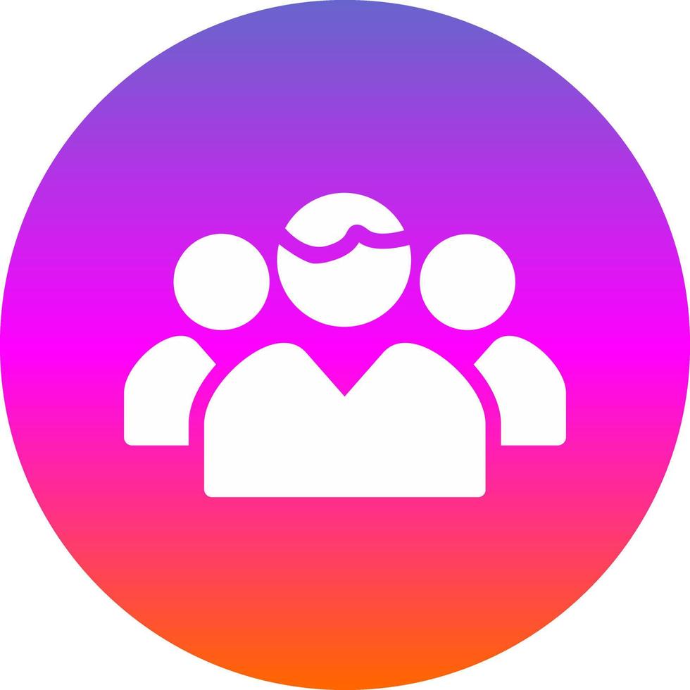diseño de icono de vector de amigos de usuario