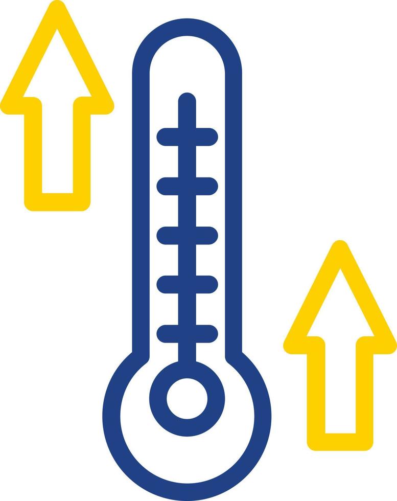 diseño de icono de vector de alta temperatura