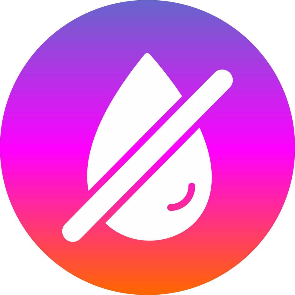 Tint Slash Vector Icon Design