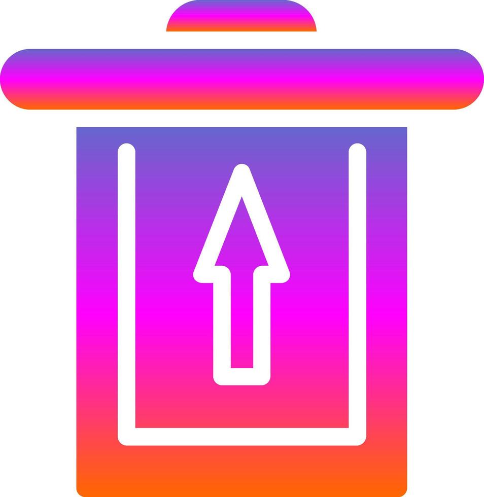 Trash Restore Vector Icon Design