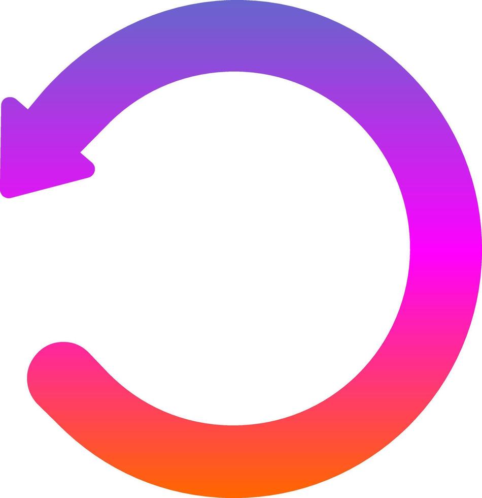 Undo Alt Vector Icon Design