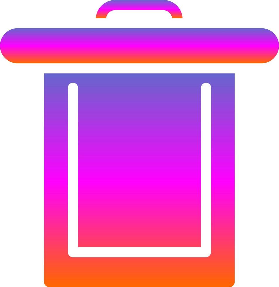 Trash Alt Vector Icon Design
