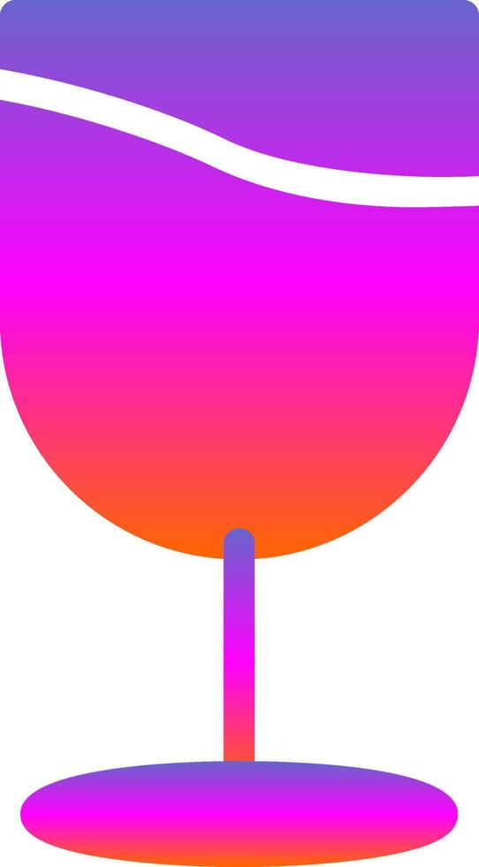 Wine Glass Vector Icon Design