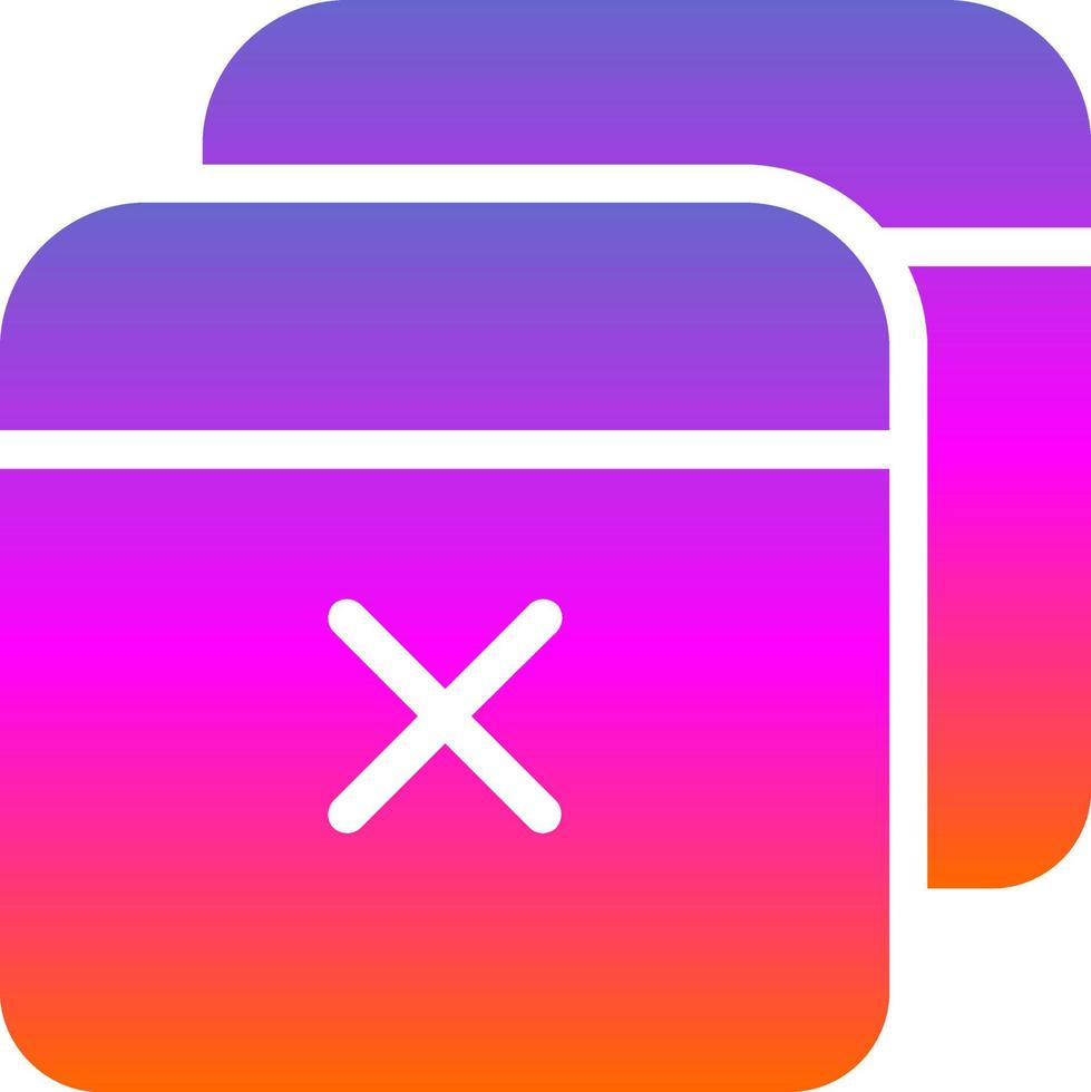 Window Close Vector Icon Design