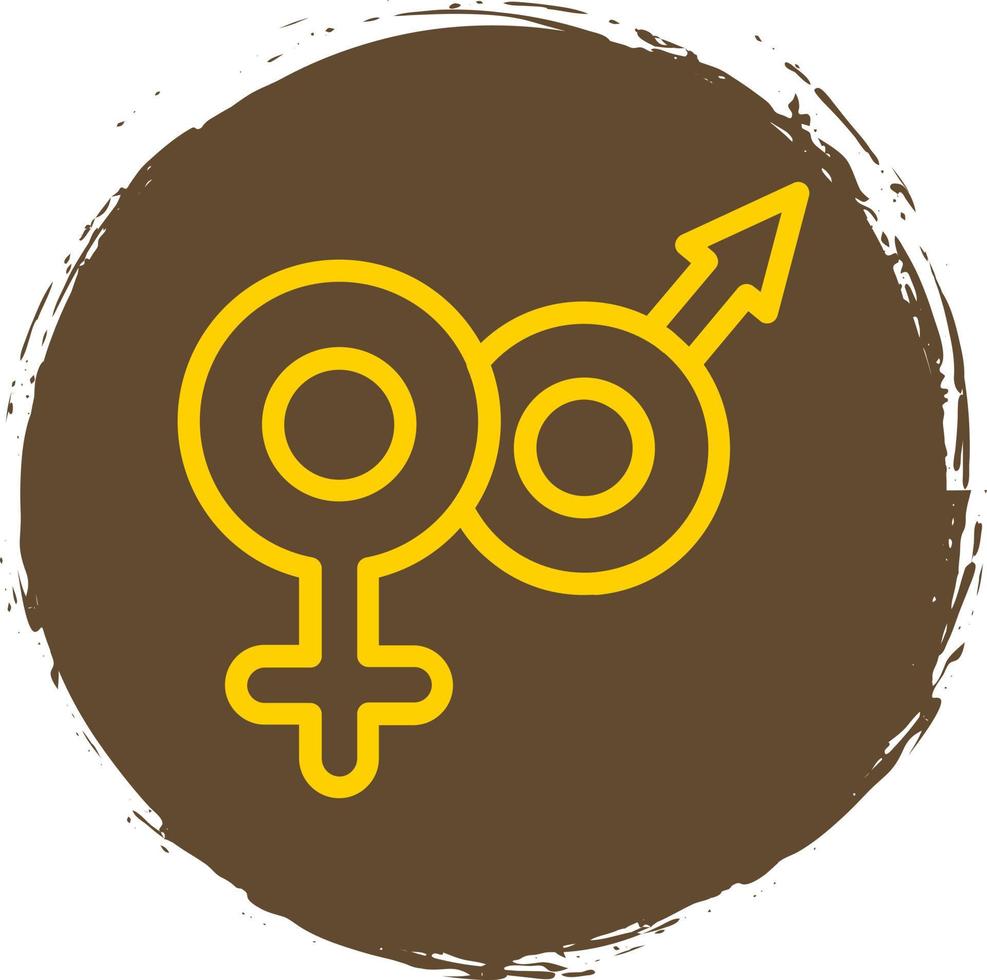 Venus Mars Vector Icon Design