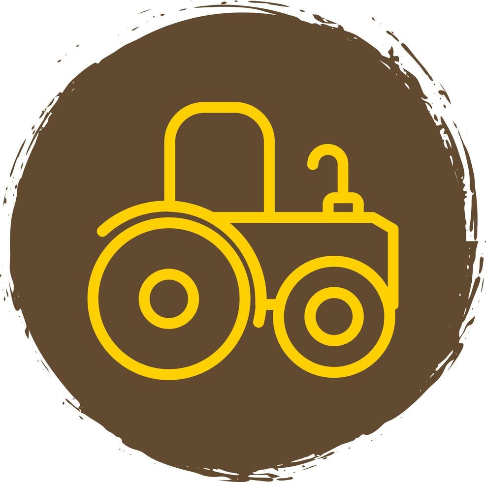 Tractor Vector Icon Design