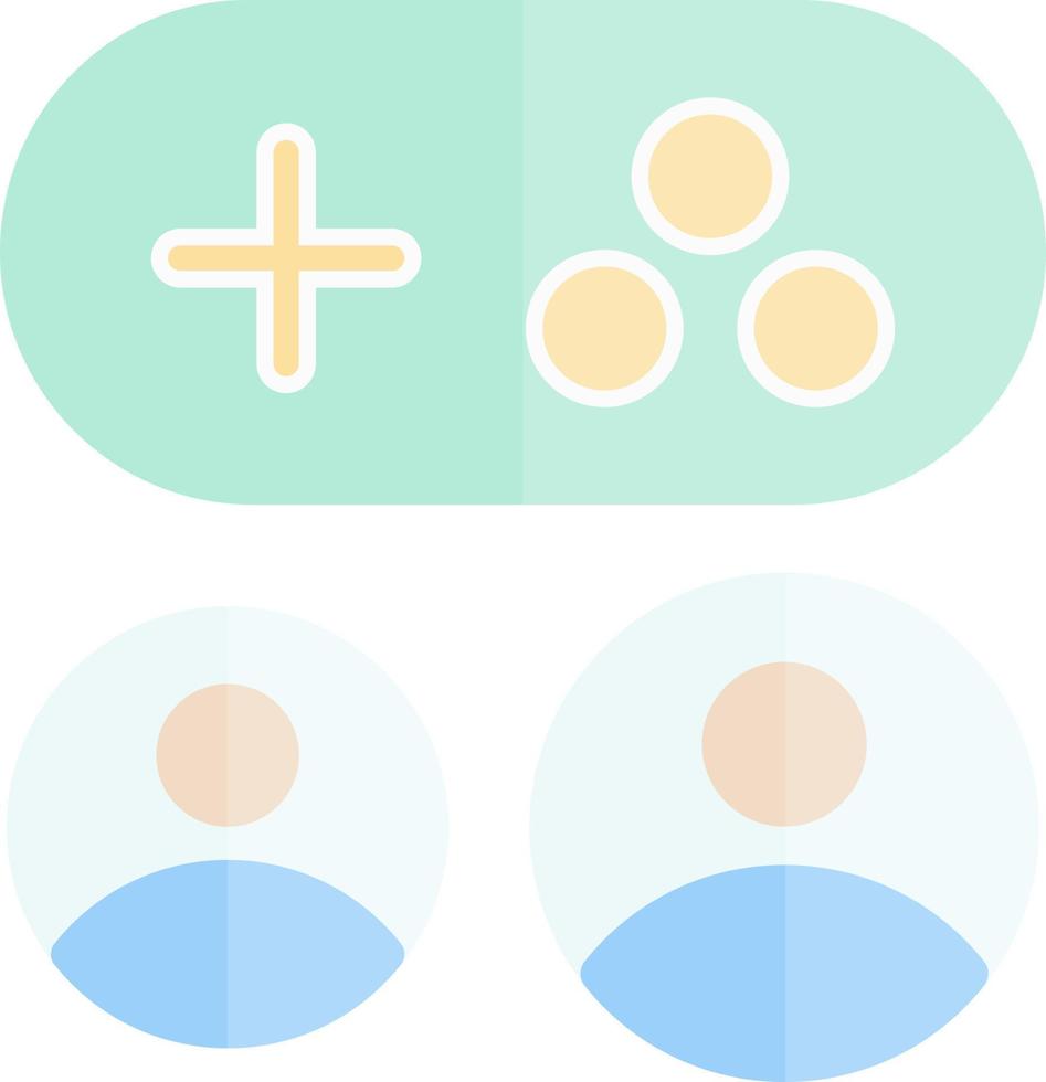 Game Viewers Line Vector Icon Design