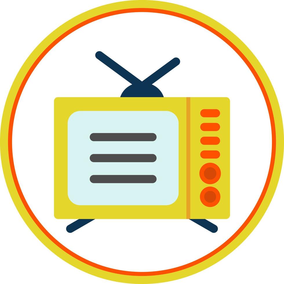 Television Vector Icon Design
