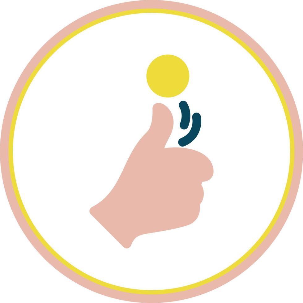 Coin Toss Vector Icon Design