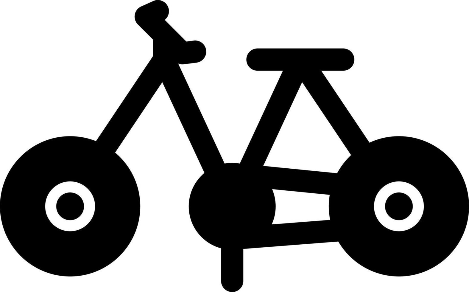 diseño de icono de vector de juguete de bicicleta