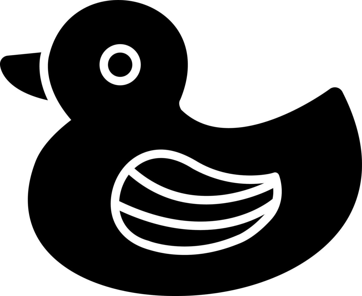 Rubber Duck Vector Icon Design