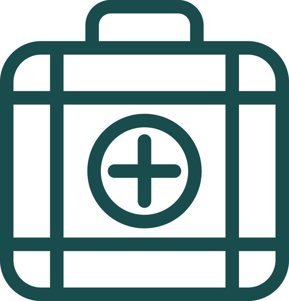 Medical Kit Vector Icon Design