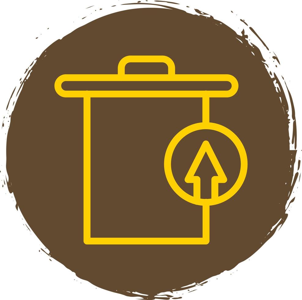 Trash Restore Alt Vector Icon Design