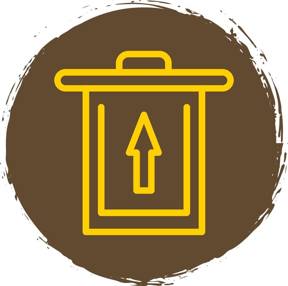 Trash Restore Vector Icon Design