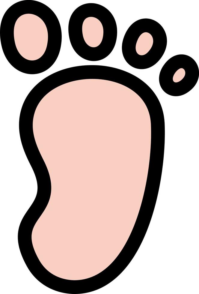 Footprint Vector Icon Design