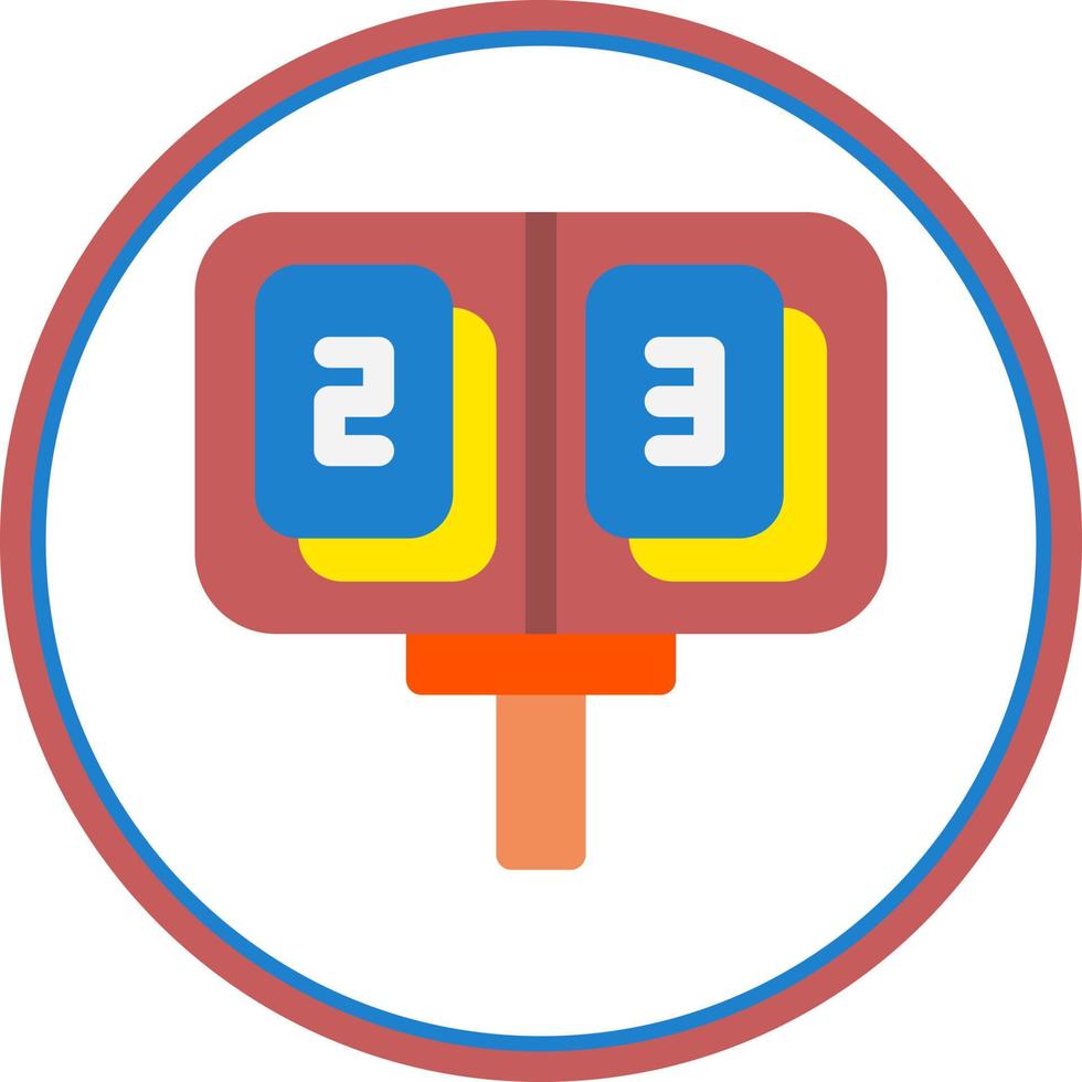 Scoreboard Vector Icon Design