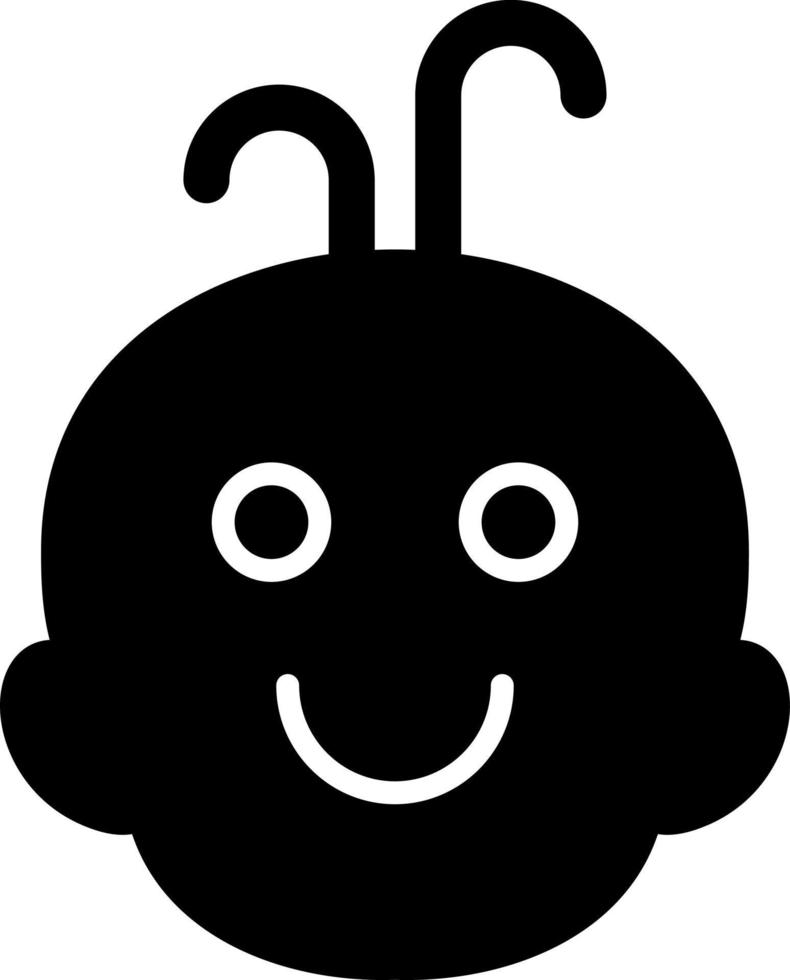 Baby Smile Vector Icon Design