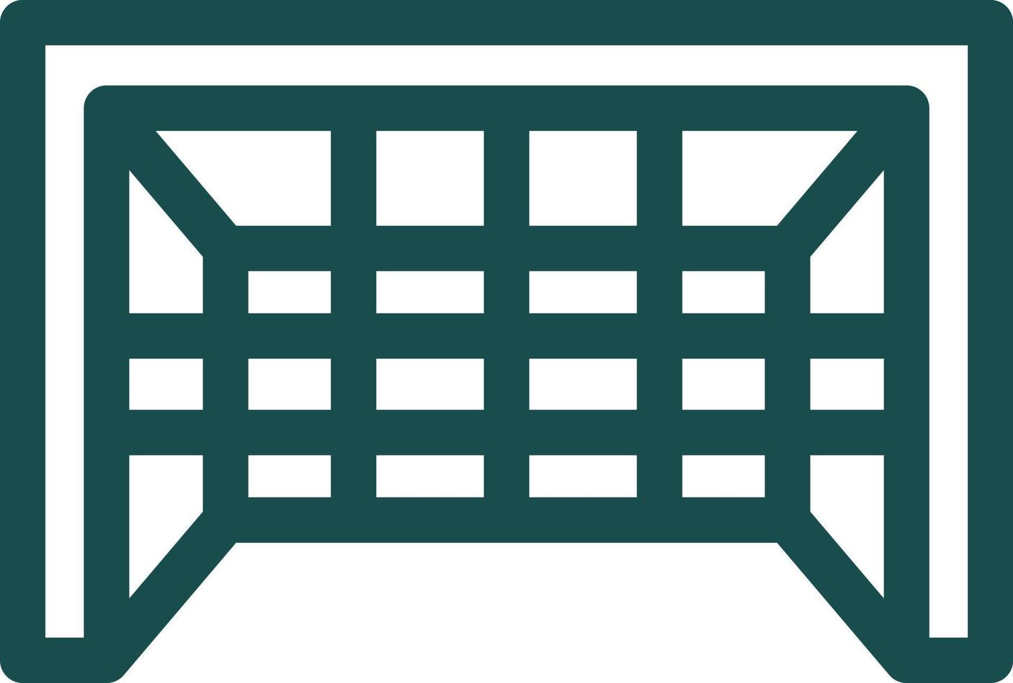 Goal Post Vector Icon Design