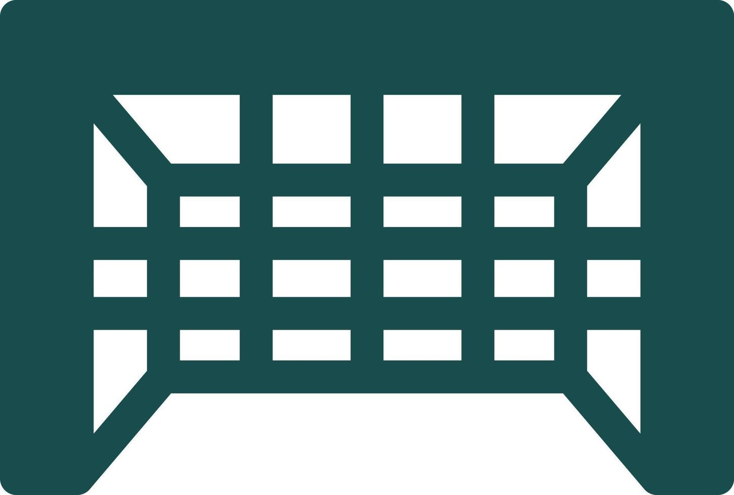 Goal Post Vector Icon Design