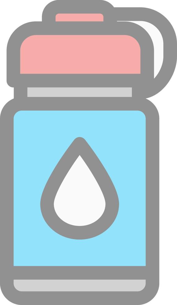 Water Bottles Vector Icon Design