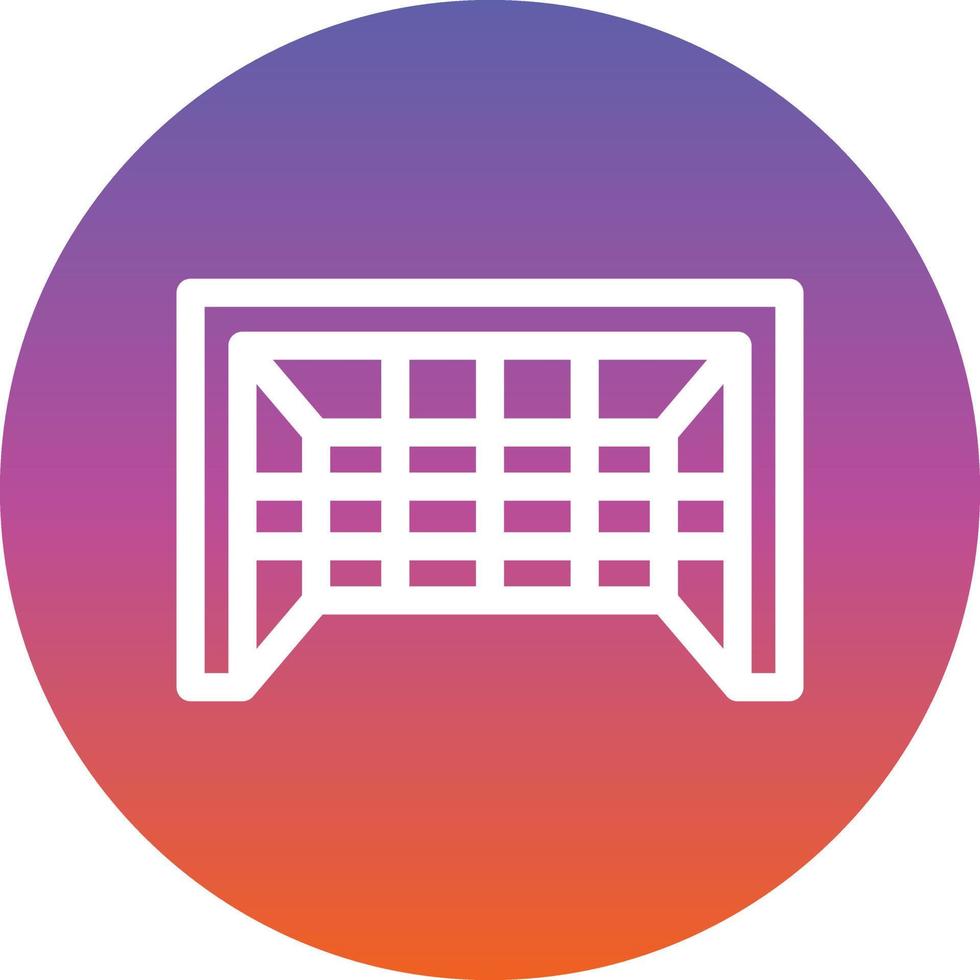 Goal Post Vector Icon Design