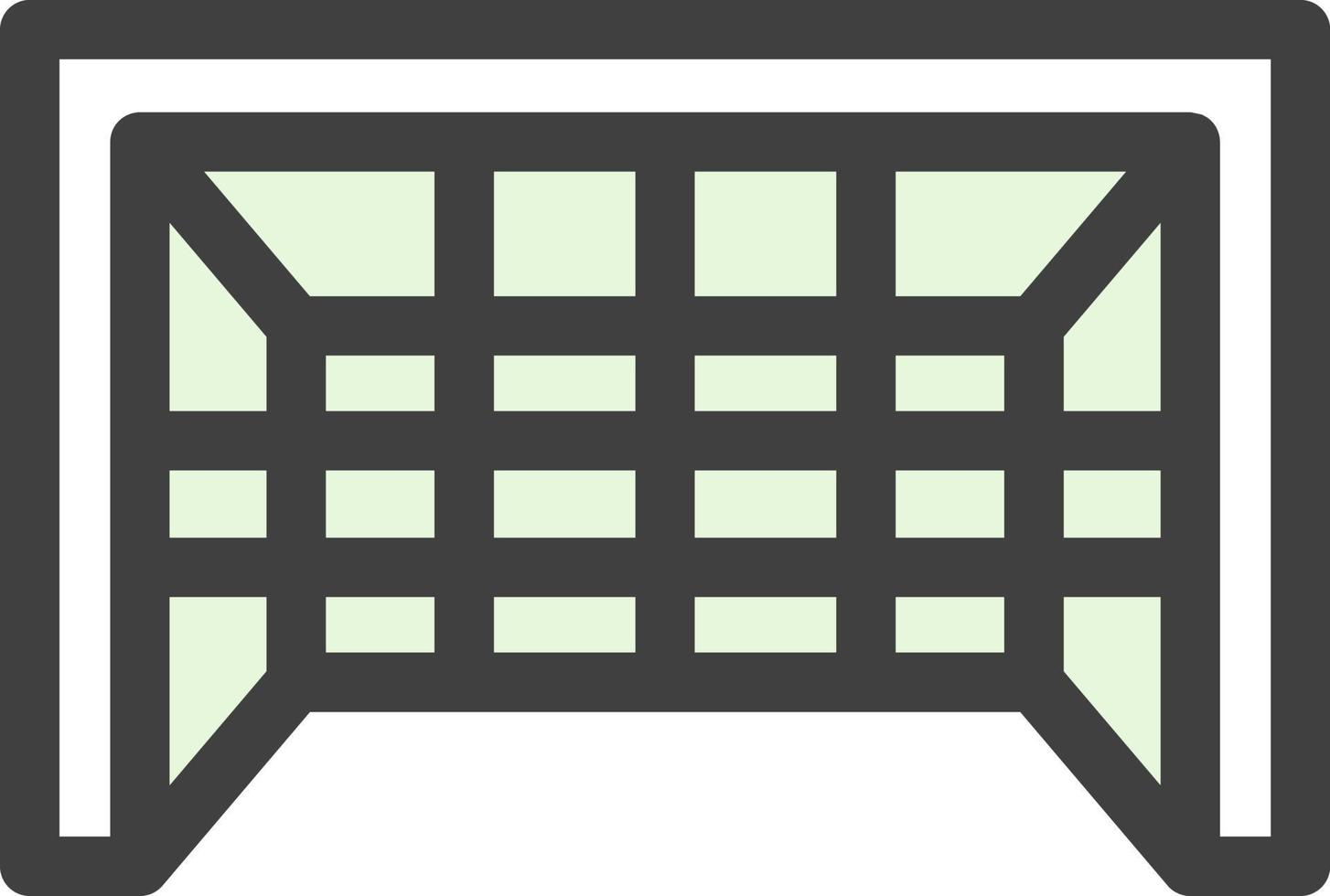 Goal Post Vector Icon Design