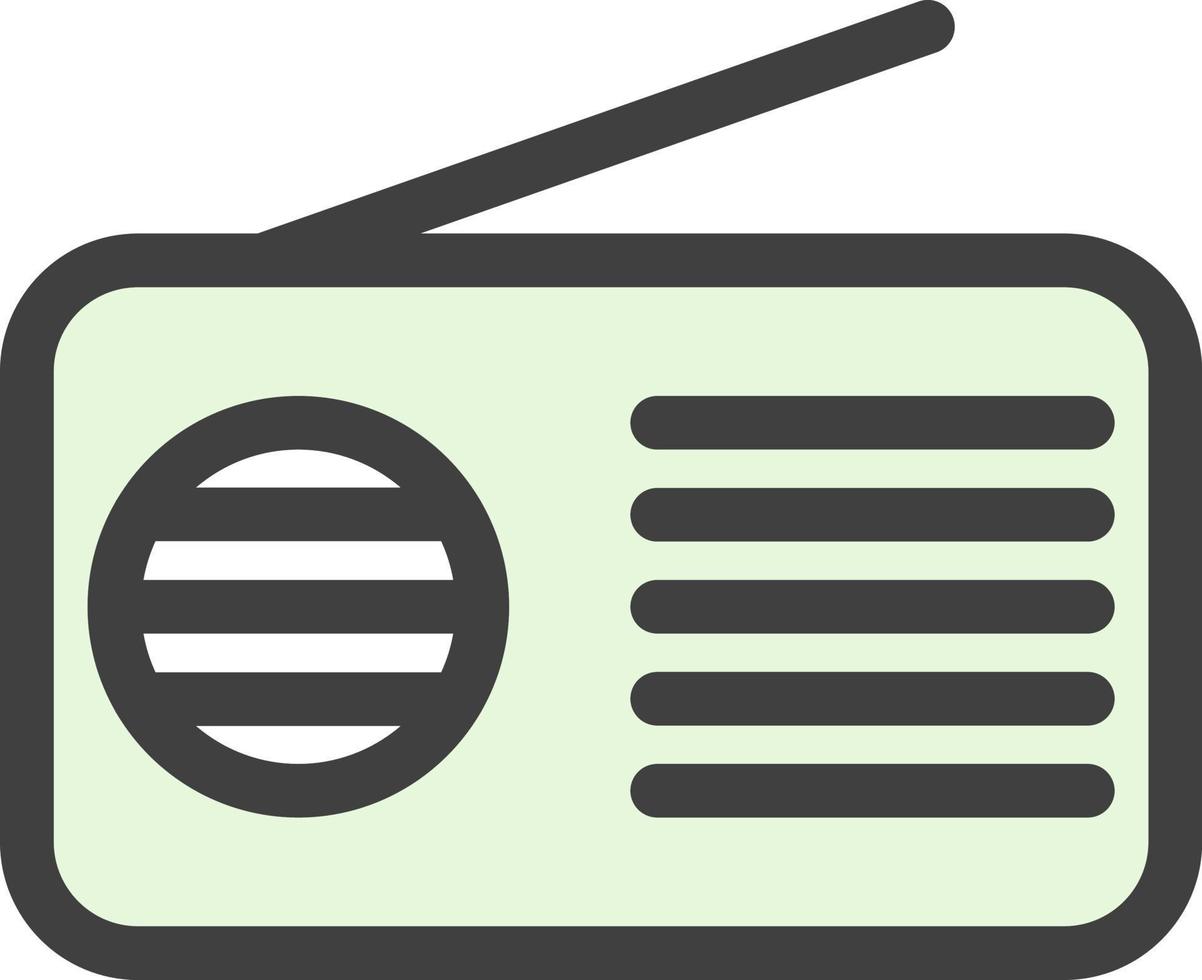 Radio Vector Icon Design