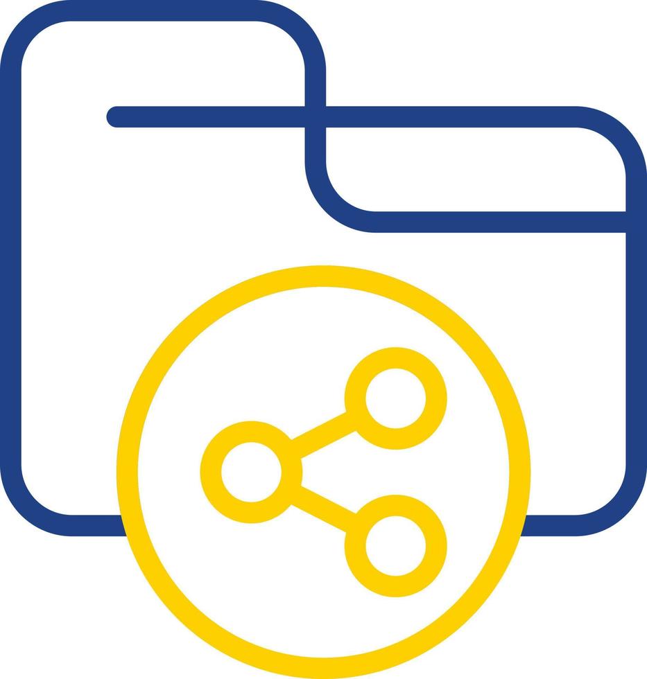 Shared Folder Vector Icon Design