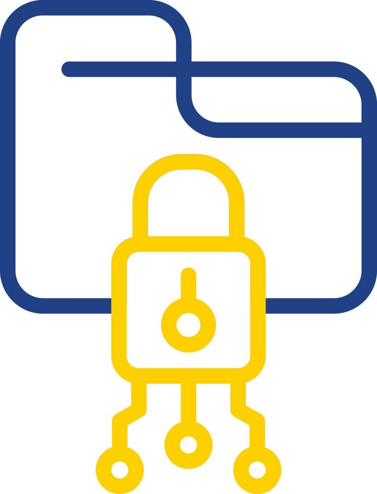 Data Encryption Vector Icon Design