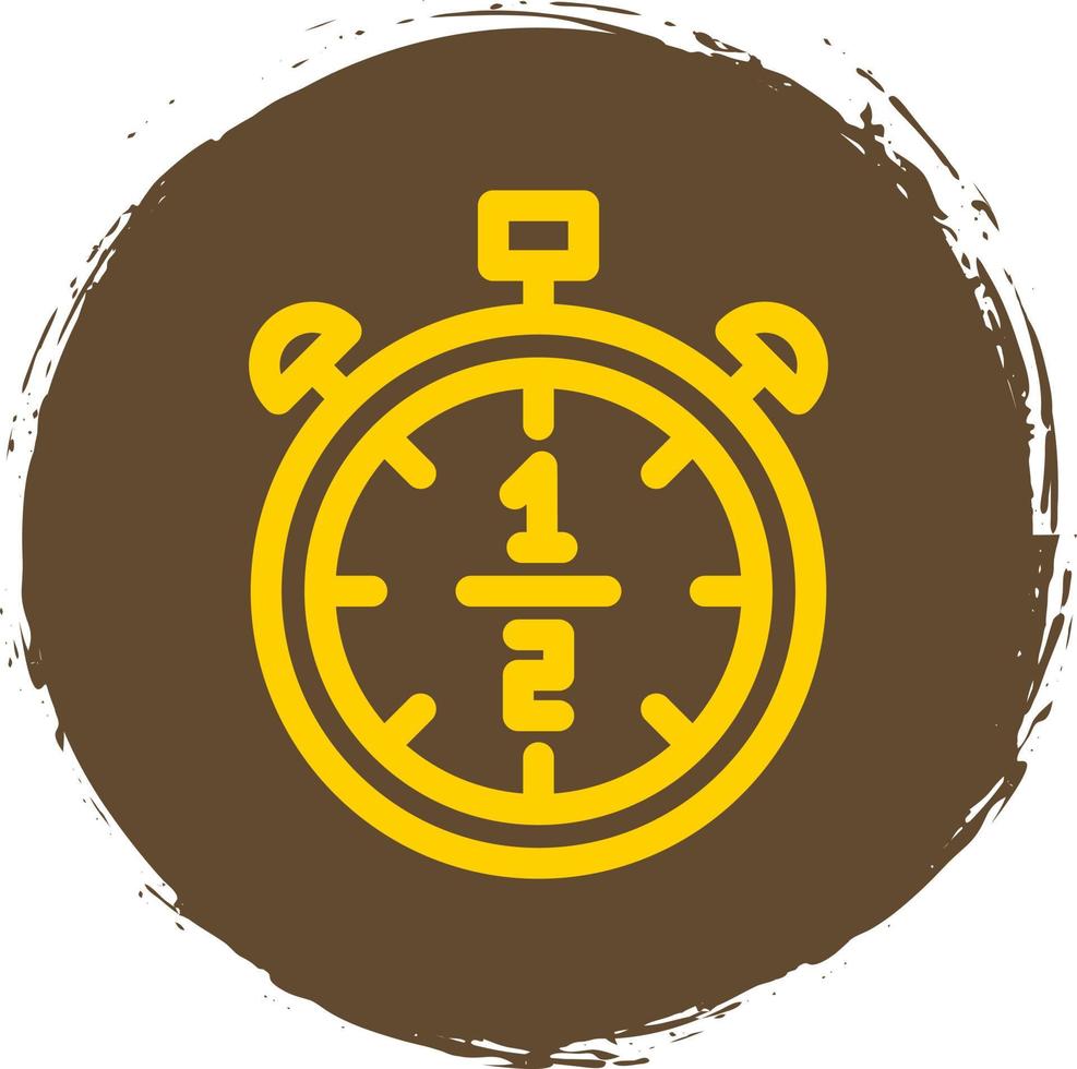 Half Time Vector Icon Design