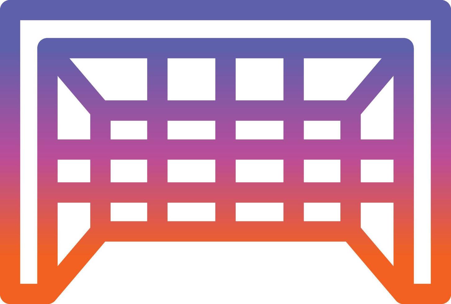 Goal Post Vector Icon Design