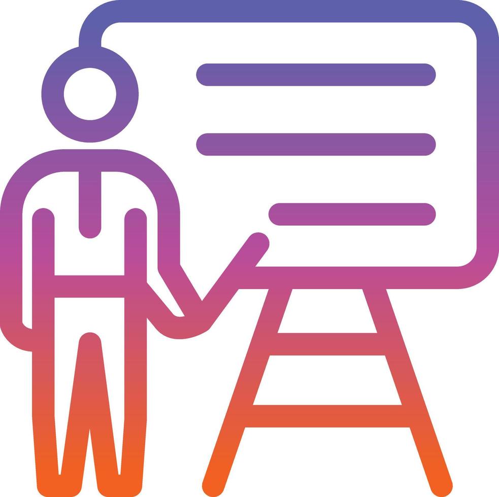 Presentation Vector Icon Design